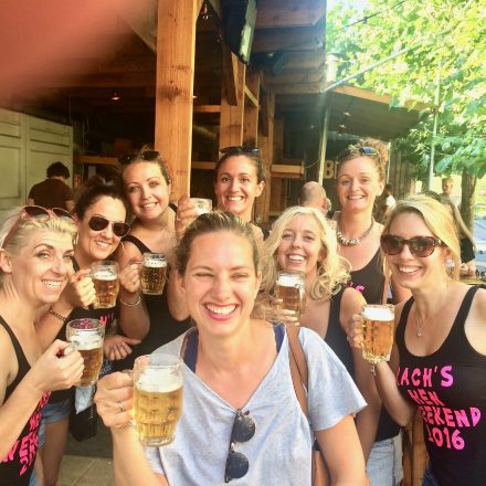 Our beer tour is also for the ladies, as you can see here on this hen do.